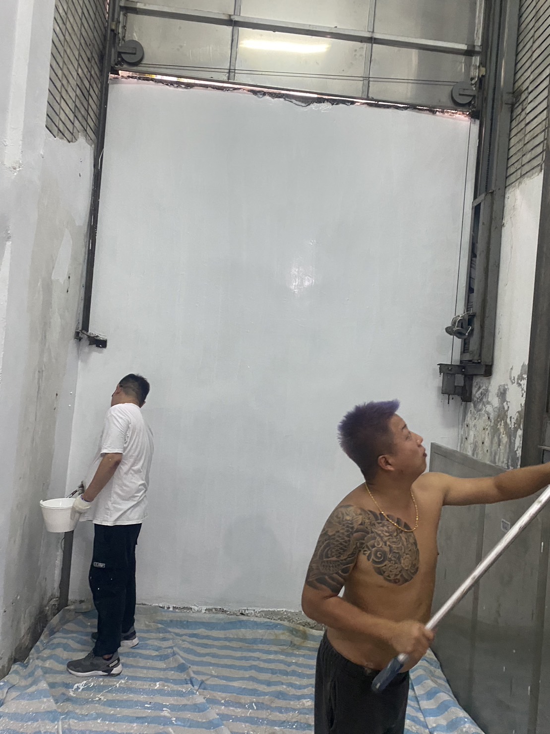 台北市仁愛路住宅停車場牆體抓漏工程
